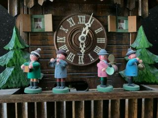 Vintage German Kuner Chalet - Style Cuckoo Clock, 3