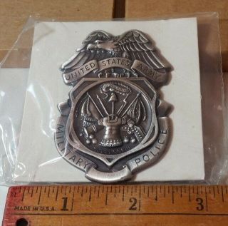 Obsolete Us Army Mp Full Size Breast Insignia