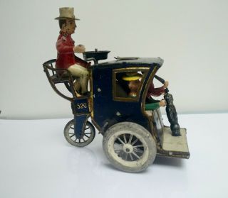 1910 Lehmann " Li La " Cab 520 Tin Toy Germany