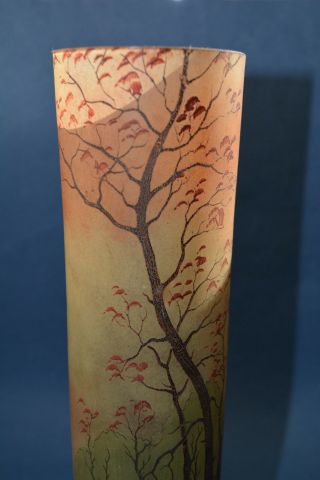 Magnificent Art Nouveau Hand Painted Vases Style Legras