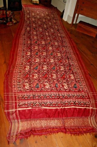 Indonesian Ikat Textile Blanket Throw Weaving Southeast Asia Sumba Tapestry