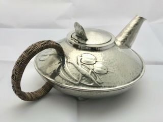 large liberty & co tudric pewter tea pot archibald knox 0231 2