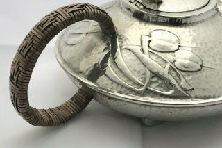 large liberty & co tudric pewter tea pot archibald knox 0231 3