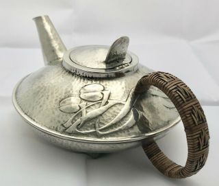 large liberty & co tudric pewter tea pot archibald knox 0231 6