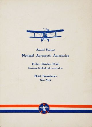 Aviation Program Menu Ww1 Pilot Aces Rickenbacker Rene Fonck Billy Bishop 1925