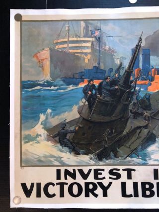 Victory Liberty Loan 1917 War Poster WWI (29 