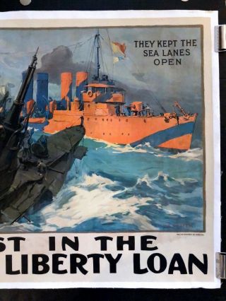 Victory Liberty Loan 1917 War Poster WWI (29 