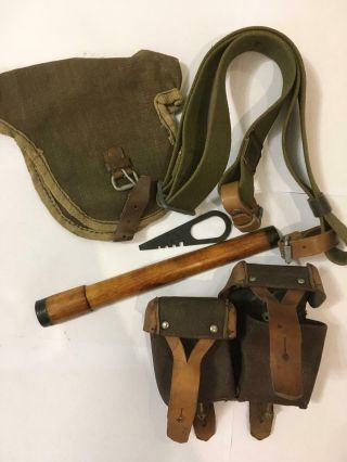 Soviet Mosin - Nagant Rifle Package 5 Tools Belt Cover On Rifle Scope Screwdriver