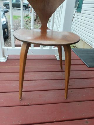 authentic mid.  century mod.  norman cherner chair for plycraft danish 3