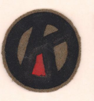 95th Infantry Div Artillery Felt On Wool Army Patch Insignia