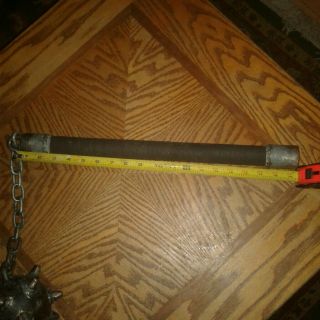 mace chain flail medieval weapon custom metal 2