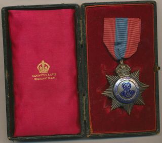 Great Britain - Imperial Service Medal - Edward Vii In Case Of Issue (bs022)
