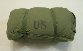 U.  S.  Army M - 1949 Mountain Down Sleeping Bag & Case Reg 1967