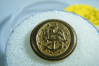 Rare Early Navy Cuff Button Na 86 Rare 12 Stars On Front