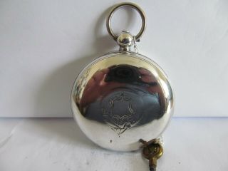 1886 18s Waltham pocket watch full hunter solid silver v.  g. , 2