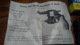 Very rare version RTS starter revolver 22.  cal and instructions 53009 3