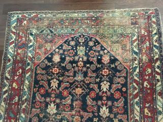 Antique Distressed Hand Knotted 5 ' x 6 ' Oriental Turkish Persian Style Wool Rug 3