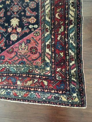 Antique Distressed Hand Knotted 5 ' x 6 ' Oriental Turkish Persian Style Wool Rug 8