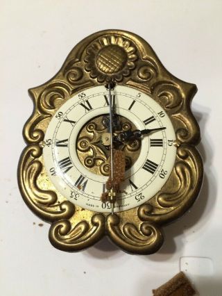 Vintage Gravity Clock Face Made In Germany 062606