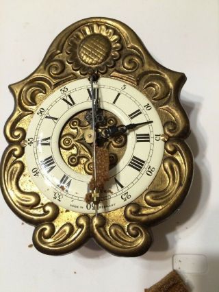 Vintage Gravity Clock Face Made In Germany 062606 2
