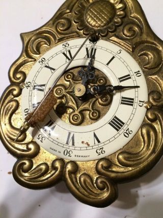 Vintage Gravity Clock Face Made In Germany 062606 6