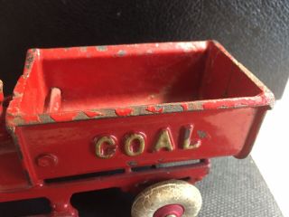 Rare Antique Hubley/Kenton Cast Iron Coal Truck (early 1900s) 2