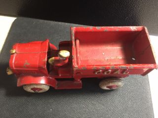 Rare Antique Hubley/Kenton Cast Iron Coal Truck (early 1900s) 3