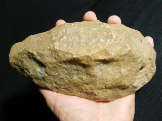 A Huge Million Year Old Early Stone Age Acheulean Handaxe Mauritania 1199gr E