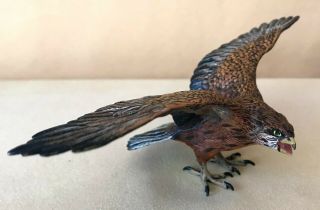 Vintage Vienna Austria Bronze Bird Eagle Cold Painted Bergman