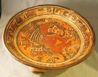 Unknown Antique Ancient Mayan Pre Columbian Painted Bowl Pottery ???