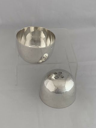 Heavy Solid Silver Tumbler Cup Beakers 1961 London Tessiers Ltd Parsons