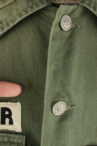 Vtg 1950s US Army 36th Division Sateen Uniform Shirt M Pants 33x33 50s 7029 4