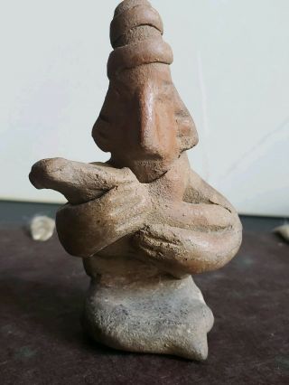Pre Columbian Mother And Child Pottery Colima Culture 900 - 1200ad Rare