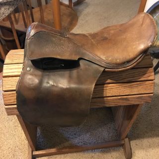 Vintage English Saddle With Made In England For Discriminating Riders, .