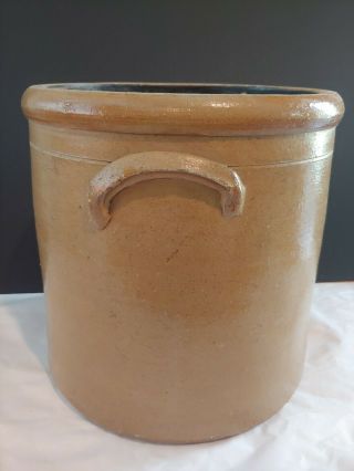 ANTIQUE 1890 ' S RED WING POTTERY SALT GLAZE BEE STING P 3 GALLON CROCK 3