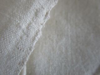 Antique Homespun Linen Fabric Yardage for Upholstery,  Sheeting,  Signed,  22 yards 7