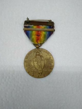G.  F.  C.  WW1 u.  s marines medal with ribbon france clasp,  maltese cross 2