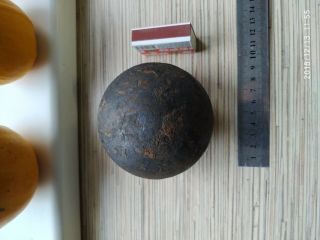 9 CM 2.  7KG FRENCH BIG CANNON BALL TO BREAK WALLS 1812 NAPOLEONIC WARS 11