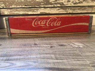 Vintage 1973 Coke Coca Cola Wood Soda Crate 24 Dividers Great Shape 8