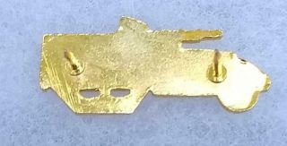 WWII Army Tank Destroyer Half - Track Officer Collar Pin Badge Branch Insignia 2