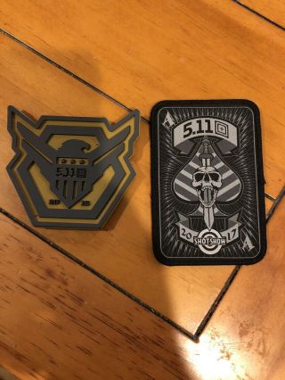 5.  11 Tactical Shot Show Patches “2016 & 2017”