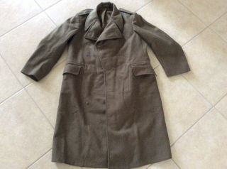 Ww2 Wwii British Army Field Coat ? Greatcoat Dismounted 1956 H Lotery & Co