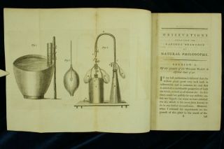 Priestley EXPERIMENTS & OBSERVATIONS ON AIR 1775 - 86 Oxygen 6vol 1ST EDITION NR 11