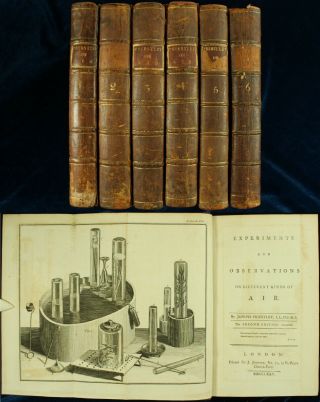 Priestley Experiments & Observations On Air 1775 - 86 Oxygen 6vol 1st Edition Nr