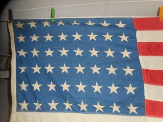 WW2 Era Vintage United States US 48 STAR American Flag 3 ' x 5 ' 4