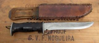 Wwii Eg Waterman Egw Fighting Knife Us Marines,  Navy And Or Army 7” Blade Length