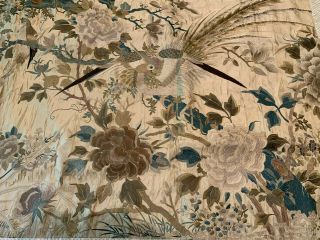 A Large Chinese Qing Dynasty Embroidered Panel. 7