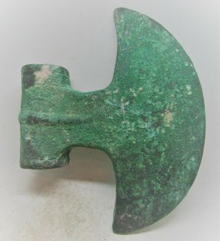Very Rare Ancient Near Eastern Bronze Battleaxe Head 2000 - 1500bce