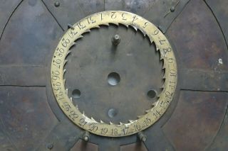 EARLY LONGCASE CLOCK BRASS DIAL BY W CLARK KENDAL - DECORATIVE EXAMPLE - RARE 11