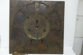 EARLY LONGCASE CLOCK BRASS DIAL BY W CLARK KENDAL - DECORATIVE EXAMPLE - RARE 9